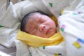 The newborn infant sleeping Royalty Free Stock Photo