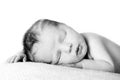Newborn Infant sleeping Royalty Free Stock Photo