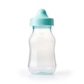 Newborn milk formula in a plastic baby bottle, nourishing simplicity. Isolated comfort, Ai Generated