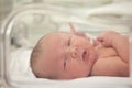 Newborn premature baby in NICU Royalty Free Stock Photo