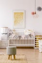 Newborn room in scandinavian style