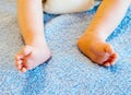 Newborn's legs Royalty Free Stock Photo