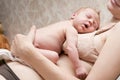 Newborn sleeping child Royalty Free Stock Photo