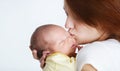 Newborn sleeping child Royalty Free Stock Photo