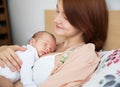 Newborn sleeping child Royalty Free Stock Photo