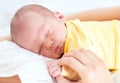 Newborn sleeping child Royalty Free Stock Photo