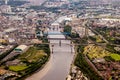 Newcastle From The Air Royalty Free Stock Photo