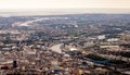 Newcastle From The Air Royalty Free Stock Photo