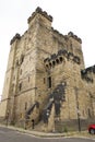 Newcastle Castle exterior - famous castle in Newcastle upon Tyne