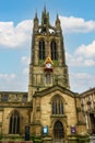 St. Nicholas Church, This church is the Anglican cathedral of Newcastle, UK Royalty Free Stock Photo