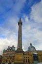 Newcastle city centre and Grey`s Monument UK