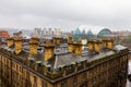 Newcastle city centre with Quayside viewed from Tyne Bridge