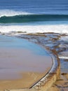 Newcastle Ocean Bath large surf - Newcastle Australia