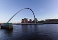 Newcastle Quayside- Gateshead Millenium Bridge and the Baltic in