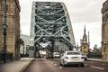 Newcastle upon Tyne in England, United Kingdom and Tyne Bridge Royalty Free Stock Photo