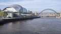 Newcastle upon Tyne, England, United Kingdom. The Sage Gateshead, a concert venue and also a centre for musical education Royalty Free Stock Photo