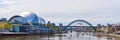 City panorama of Newcastle. Royalty Free Stock Photo
