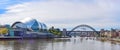 City panorama of Newcastle. Royalty Free Stock Photo