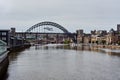 Newcastle upon Tyne, UK, 11 July 2022 - View of the Tyne Bridge, Newcastle, England.