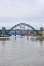 Newcastle upon Tyne, UK, 11 July 2022 - View of the Tyne Bridge, Newcastle, England. Royalty Free Stock Photo