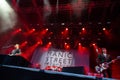 Manic Street Preachers live in concert at Timesquare Newcastle Royalty Free Stock Photo