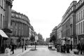 Grainger Street Newcastle upon Tyne view in black and white