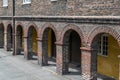 National Trust Holy Jesus Hospital, Newcastle city centre. One of only two intact 17th century brick buildings that survive