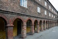 National Trust Holy Jesus Hospital, Newcastle city centre. One of only two intact 17th century brick buildings that survive