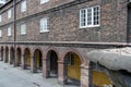 National Trust Holy Jesus Hospital, Newcastle city centre. One of only two intact 17th century brick buildings that survive