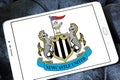 Newcastle United soccer club logo Royalty Free Stock Photo