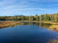 Newcomb in Early Autumn Splendor Royalty Free Stock Photo