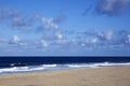 Newcomb Hollow Beach in Wellfleet MA on Cape Code MA. Royalty Free Stock Photo