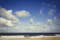 Newcomb Hollow Beach in Wellfleet MA on Cape Code MA. Royalty Free Stock Photo