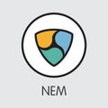 Neweconomymovement NEM - Cryptocurrency Logo.