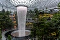 Newest man-made waterfall in Singapore at Jewel Department store in Changi Airport, Singapore