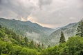 Newfound Gap in Great Smoky Mountains National Park Royalty Free Stock Photo
