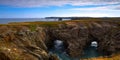 Newfoundland Coast Panorama Royalty Free Stock Photo