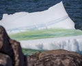 Newfoundland coastal iceberg Royalty Free Stock Photo