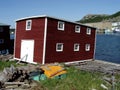 Newfoundland fishing stage Royalty Free Stock Photo