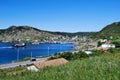 Newfoundland fishing village Royalty Free Stock Photo