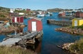 Newfoundland Fishing Village Royalty Free Stock Photo