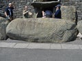 Newgrange Entrance Stone Royalty Free Stock Photo