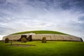 Newgrange passage tomb in the Boyne valley Royalty Free Stock Photo