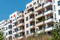 Newly built apartment buildings Royalty Free Stock Photo