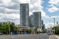 Newly-Built Condominiums in a Suburban Neighbourhood Royalty Free Stock Photo