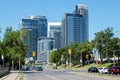 Newly-Built Condominiums in a Suburban Neighbourhood Royalty Free Stock Photo