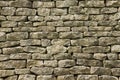 Cotswold drystone wall Royalty Free Stock Photo