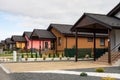 Newly built czech townhouses in a row near Ostrava created by a developer company