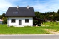 A newly built family home with garden