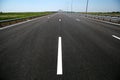Newly built highway Royalty Free Stock Photo